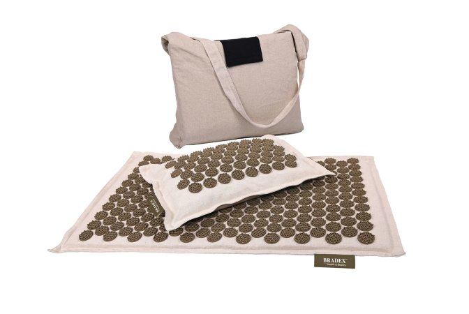 Акупунктурный набор НИРВАНА Премиум (подушка, коврик, сумка)